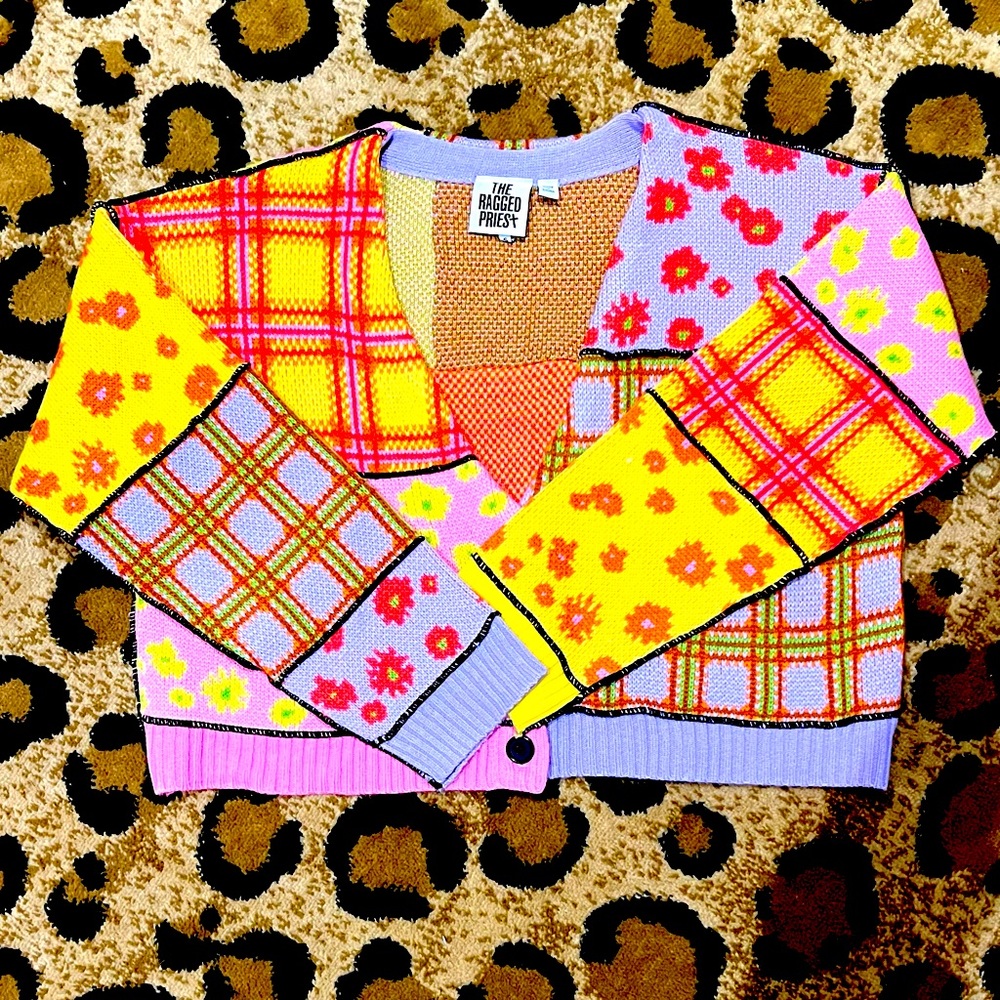 The Ragged Priest colorful cardigan! Excellent condition!! A generous size S.